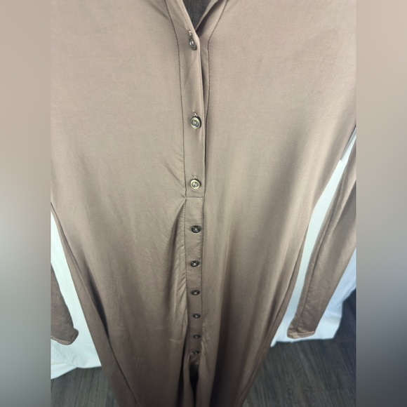 River Island Brown Button Detail Knitted Dress Size 6 NWT - Picture 9 of 15